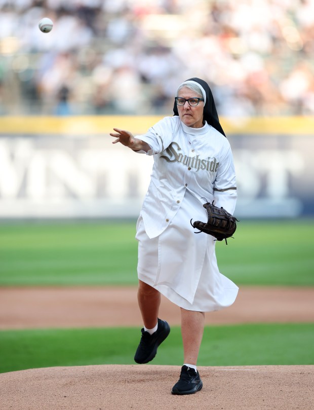 Promotional Pope Hat Giveaway at Chicago White Sox Game