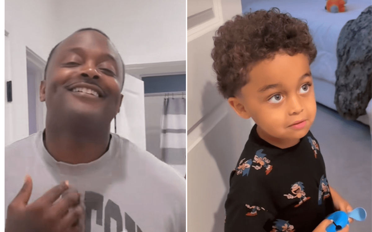Child’s Amusing Reaction to Dad’s Shaved Beard