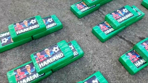 Ecuador Police Seize Massive Cocaine Shipment Featuring Erling Haaland’s Image