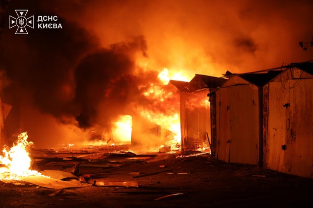 Russian Strikes Result in Casualties Northeast of Kyiv