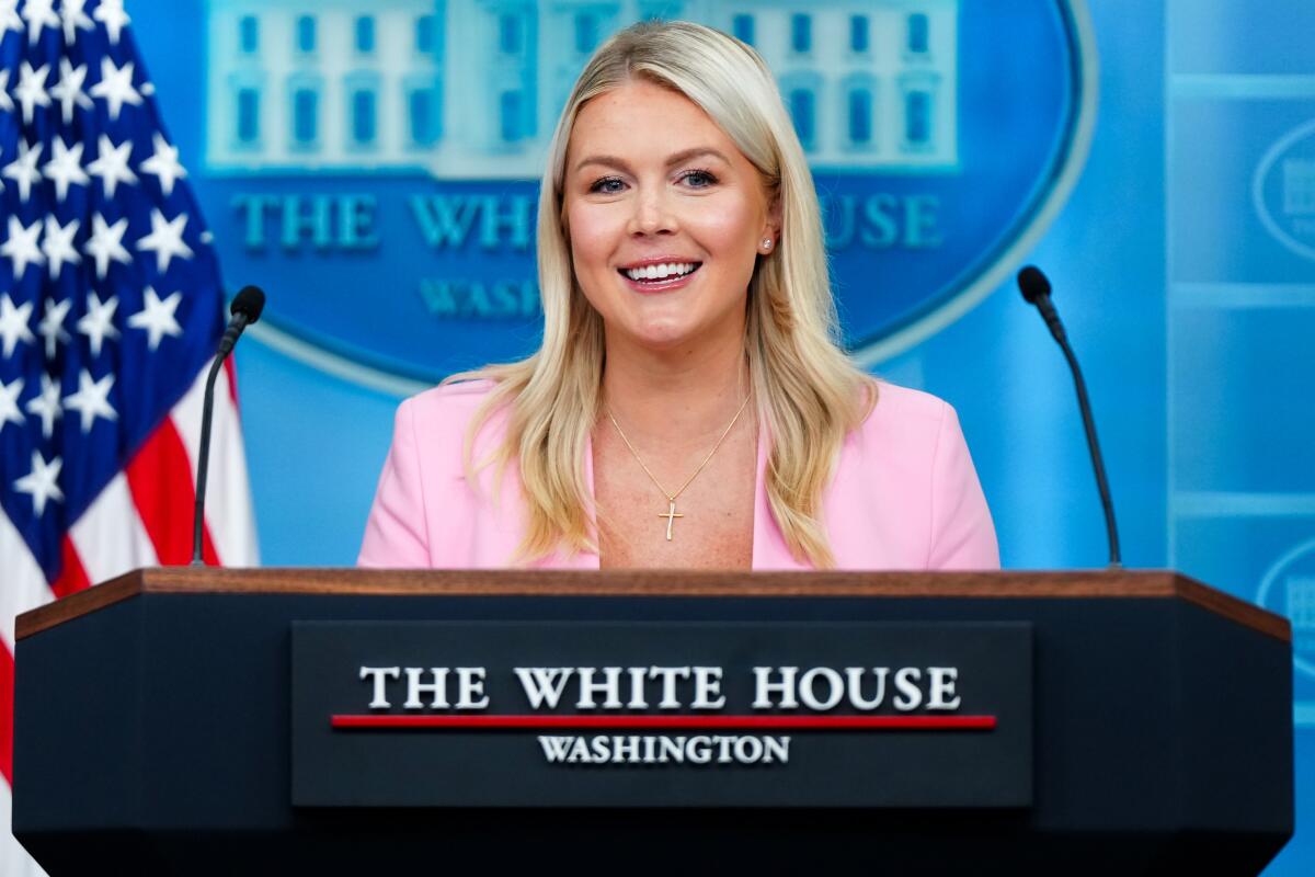 Karoline Leavitt to Step Down as White House Press Secretary