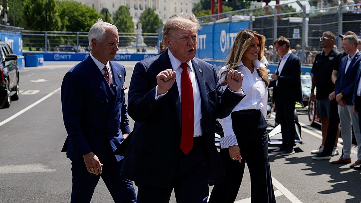 President Trump Attends IndyCar Freedom 250 Grand Prix