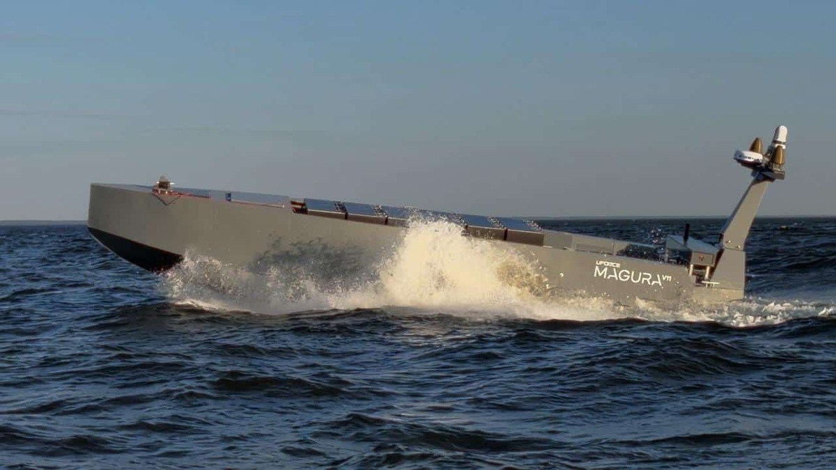 Ukraine Unveils New Sea Drone: The MV11 ‘Drone Aircraft Carrier’