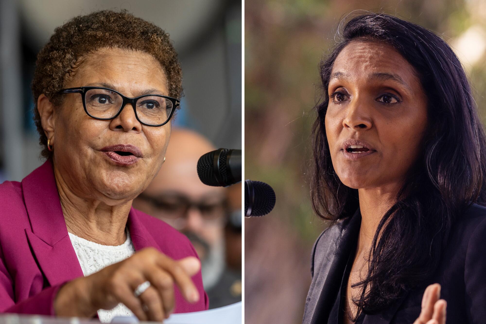 Bass, Raman Spar Over Key Issues in Mayoral Debate