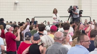 Protester Ejected During Trump Speech