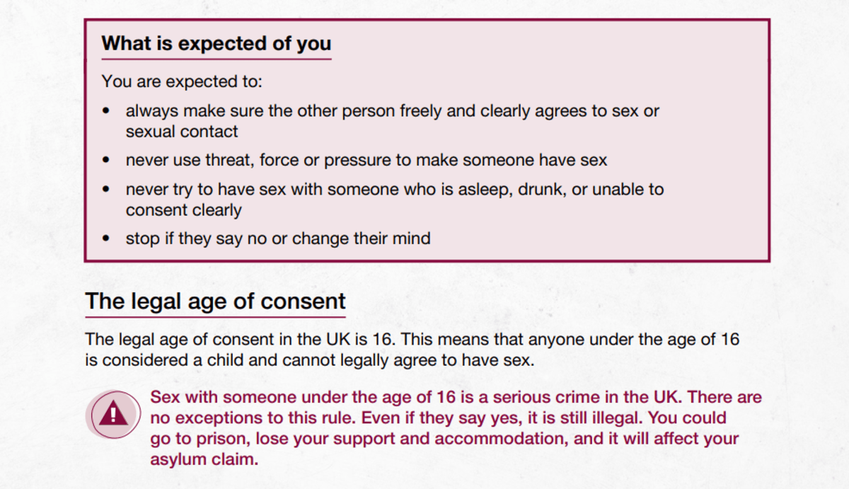 UK Issues Guidance on Consent and Gender Equality for Asylum Seekers