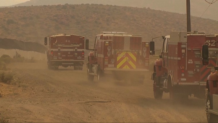 Hawk Fire Forces Evacuations in Reno, Nevada