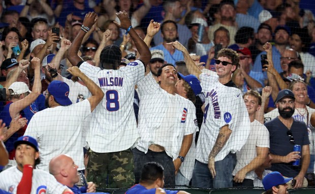 Chicago Sports Stars Caleb Williams, Matas Buzelis, and Caleb Wilson Show Team Spirit at Wrigley Field
