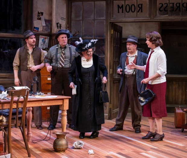 Review of ‘The Front Page’ at Northlight Theatre