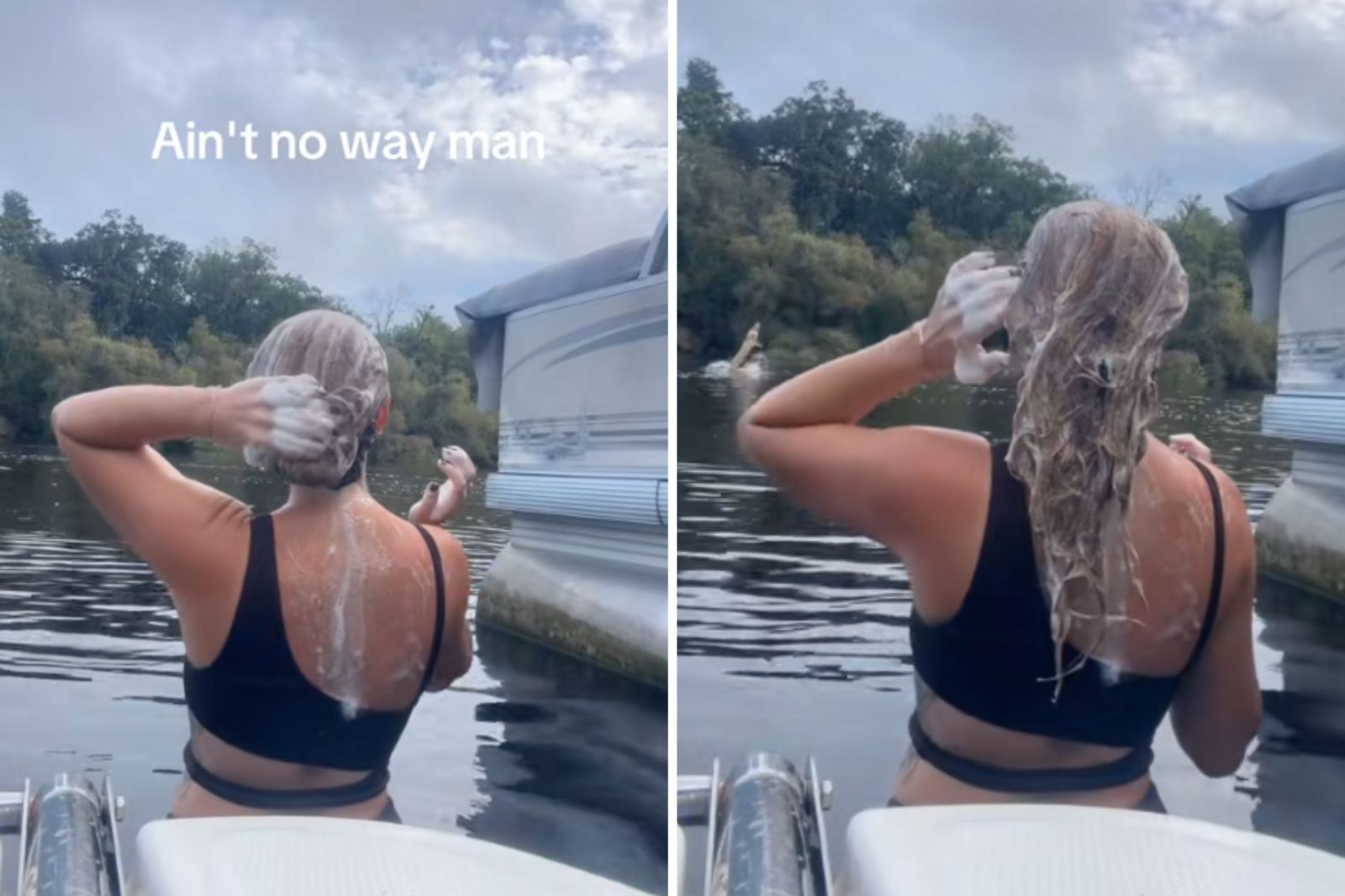 Unexpected Encounter with Gulf Sturgeon Captured in Viral Video