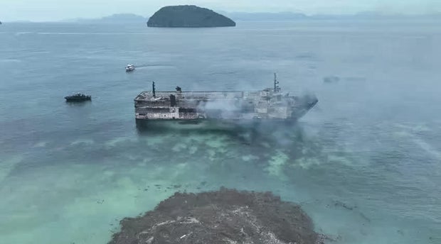 Fire on Ferry in Western Philippines Leaves Dozens Missing and Claims Five Lives