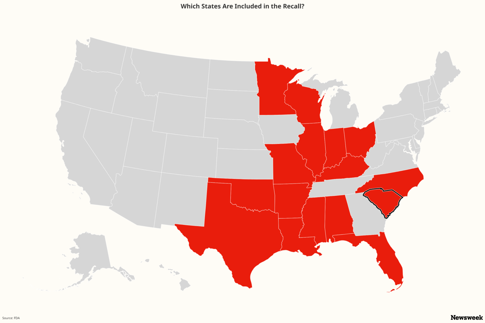Expanded Recall on Organic Frozen Berries in 16 States