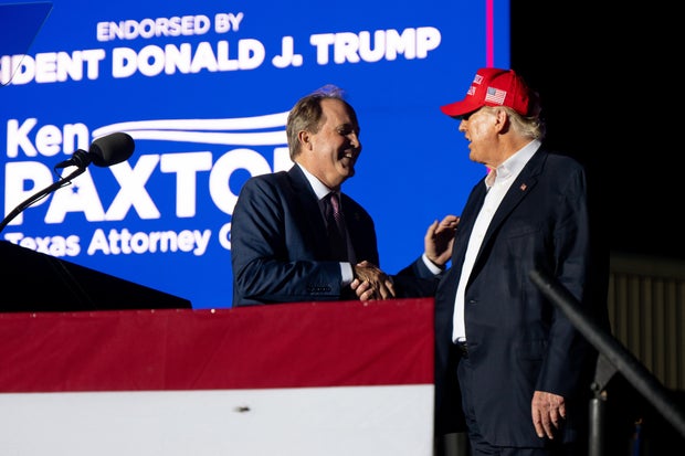 Trump Donates $10 Million to Support Ken Paxton in Texas Senate Race