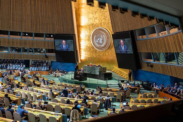 Russia Accuses Europe of Hindering Ukraine Peace Talks at UN Assembly