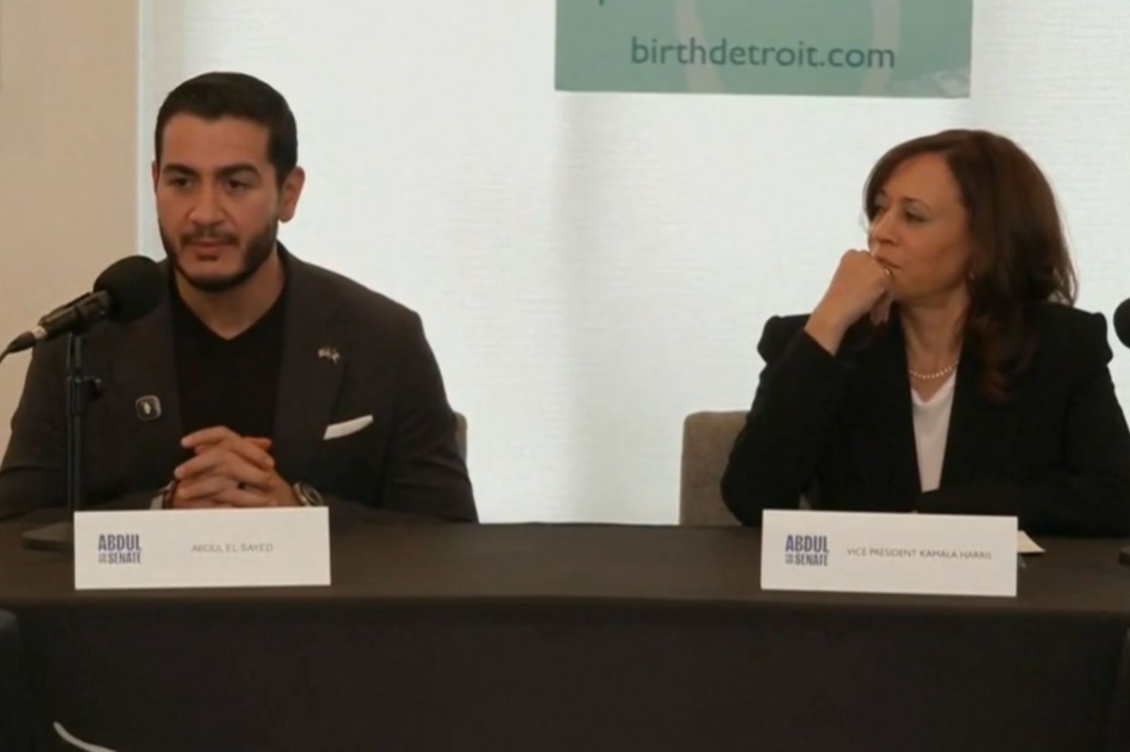 Kamala Harris and Abdul El-Sayed: Campaigning for Maternal Health and Michigan Senate Race