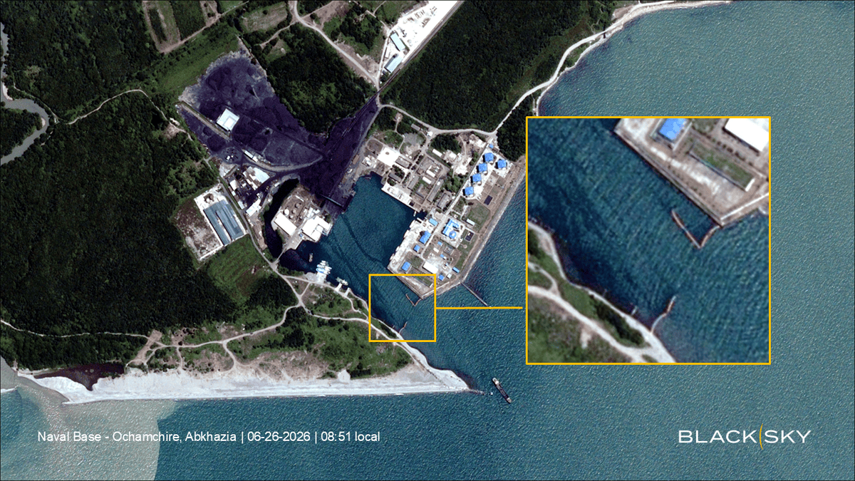 Russia’s Progress on Black Sea Naval Base Slows in Georgia’s Abkhazia