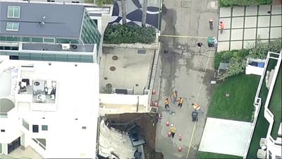 Nicolas Cage’s Malibu Driveway Collapses After Sinkhole Appears