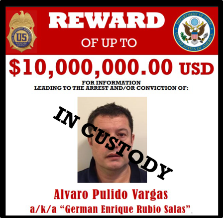 Colombian Drug Trafficker Alvaro Pulido Vargas Arrested in Florida