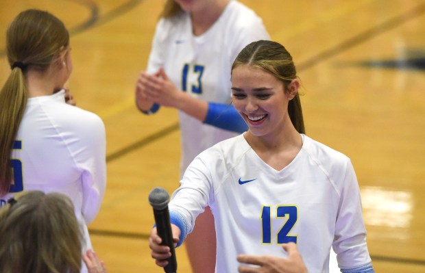 Aubrey Deverick Leads Sandburg’s Volleyball Team in Performance and Spirit