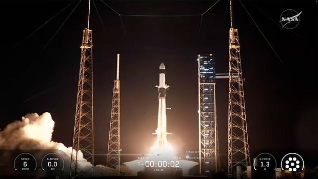 SpaceX Falcon 9 Launches Cargo to International Space Station