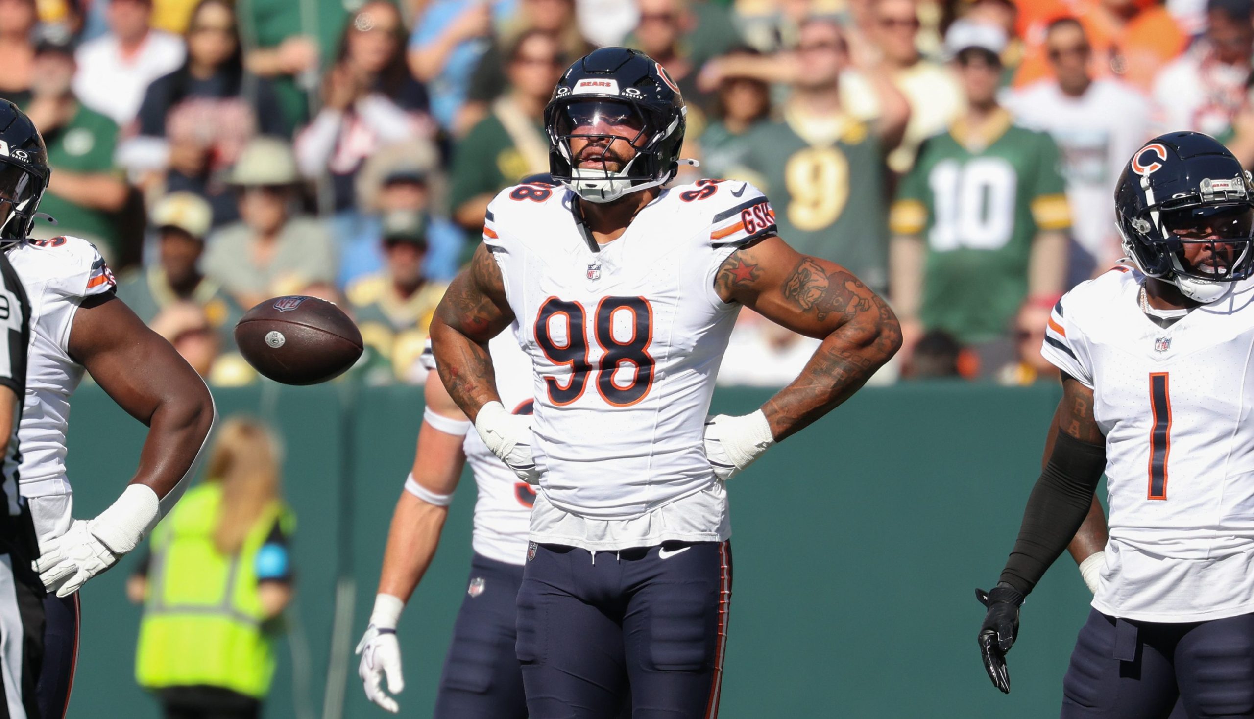 Chicago Bears to Miss Montez Sweat for Next Two Games