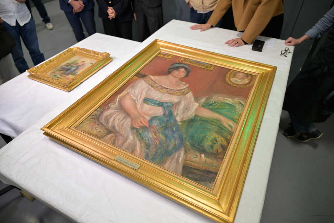 Recovered Renoir Paintings and Theft Investigation in France