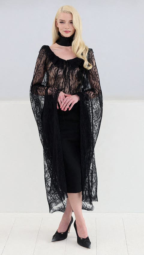 Stars Embrace Sheer Fashion at Paris Fashion Week