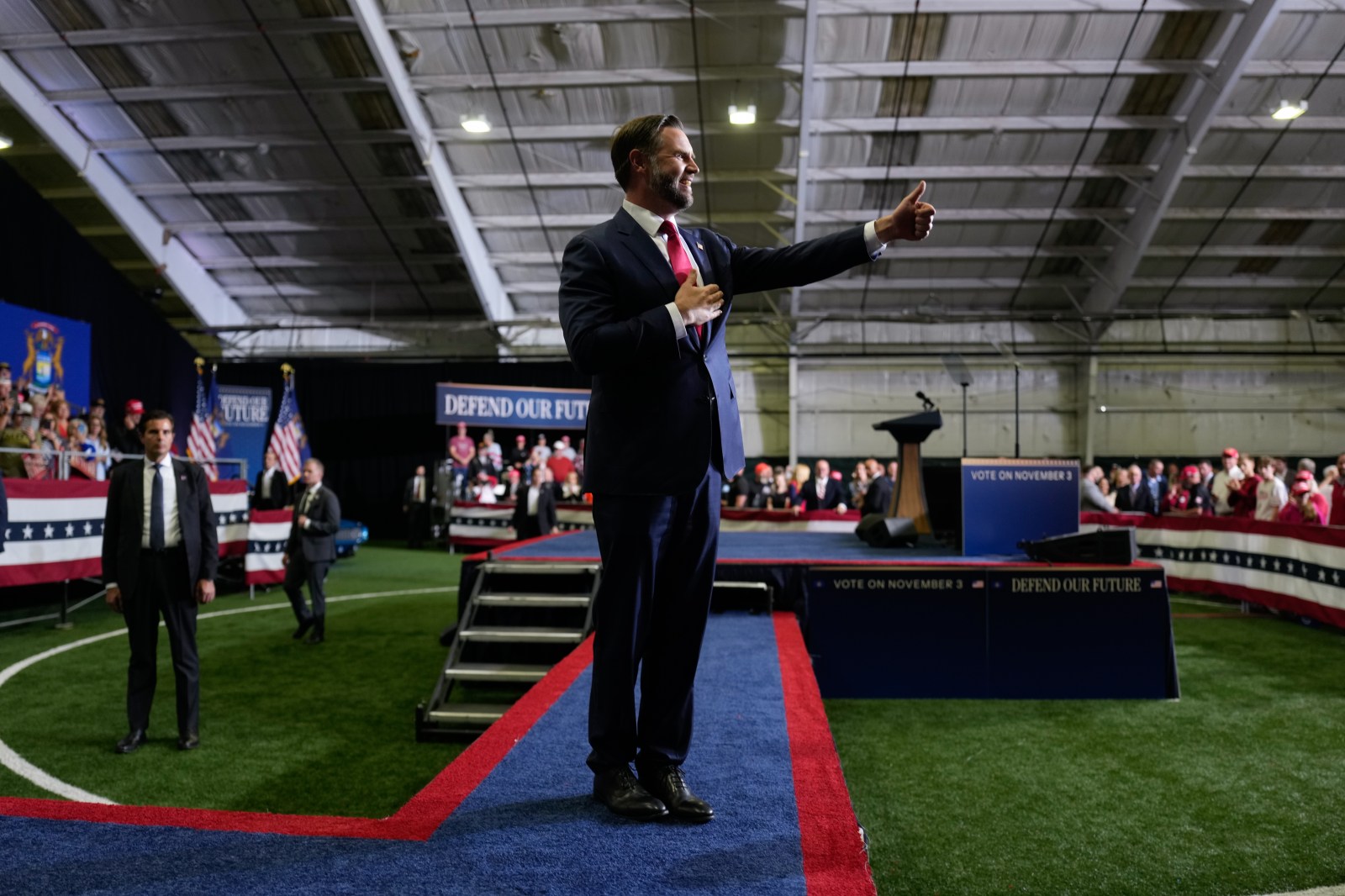 Campaign Events in Michigan Highlight Senate Race Stakes
