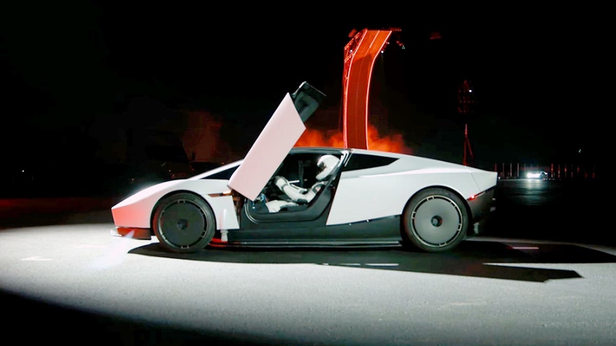 Elon Musk Unveils Tesla Roadster Prototype