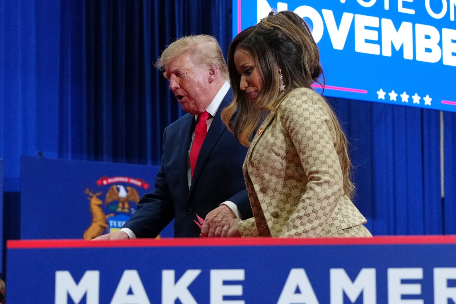Trump’s Surprise Comments About Nicki Minaj at Michigan Rally