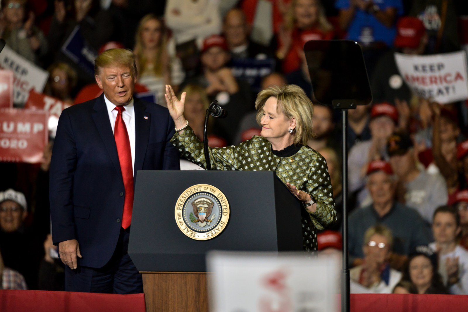 Trump Rallies in Mississippi to Support Senator Hyde-Smith Amid Tight Race