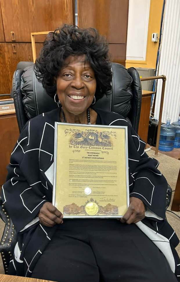 In Memory of Councilwoman Mary Brown, a Dedicated Public Servant for Gary