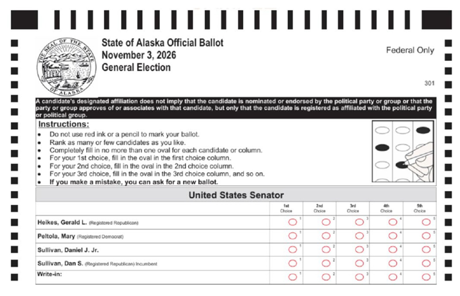 Trump Claims Alaska Senate Ballot Confuses Voters